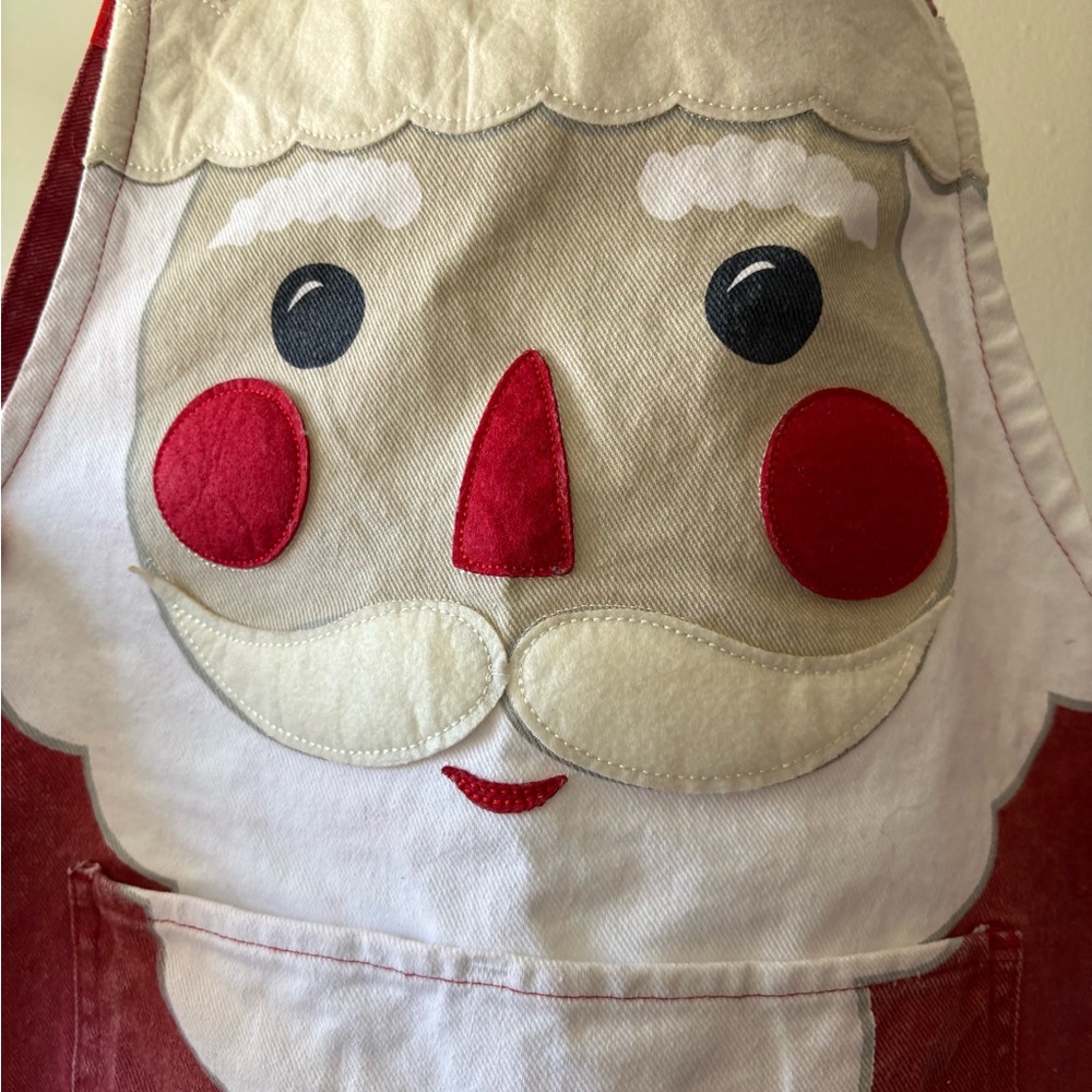 Williams Sonoma | Holiday Santa Kids Apron | One Size - Picture 7 of 11